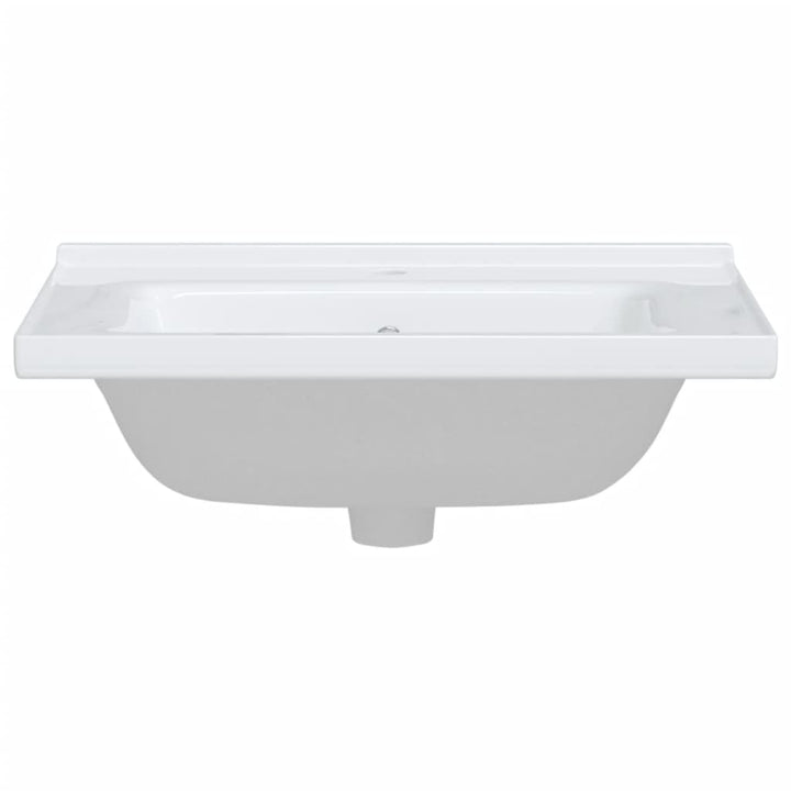 badeværelsesvask 61x48x19,5 cm rektangulær keramisk hvid