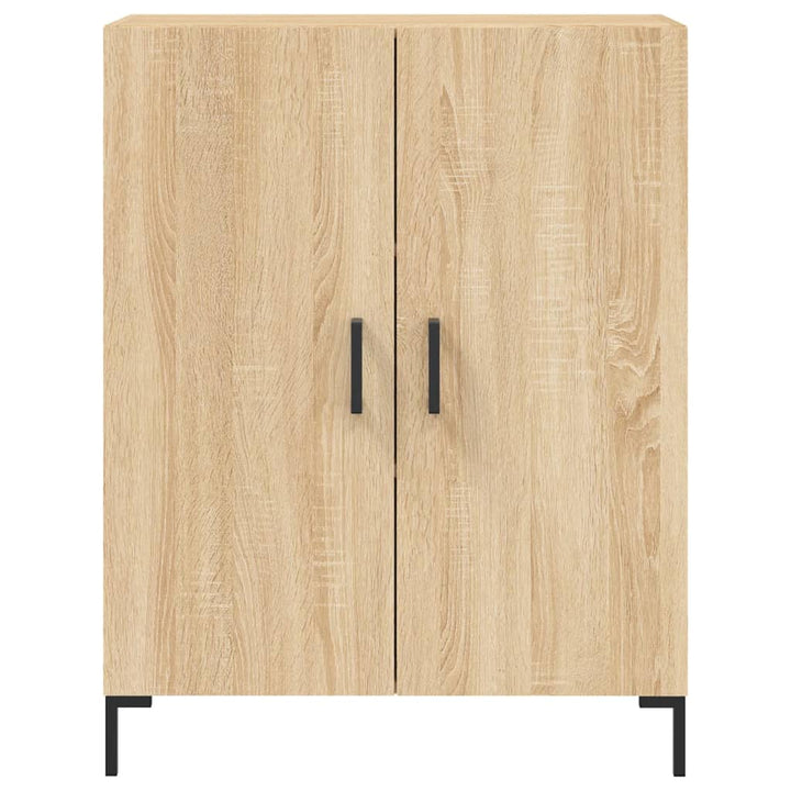 skænk 69,5x34x90 cm konstrueret træ sonoma-eg