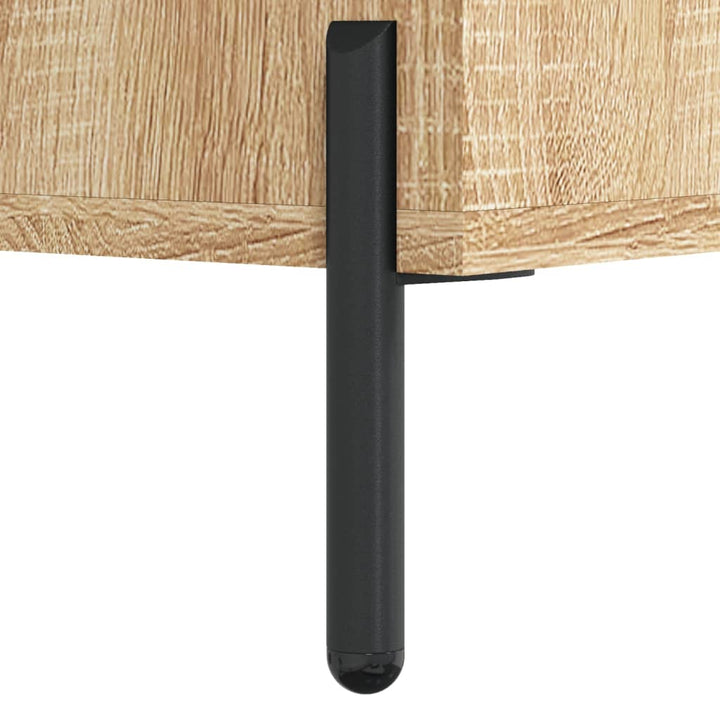 skænk 69,5x34x90 cm konstrueret træ sonoma-eg