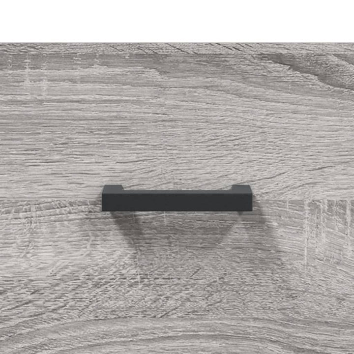 skænk 69,5x34x90 cm konstrueret træ grå sonoma-eg