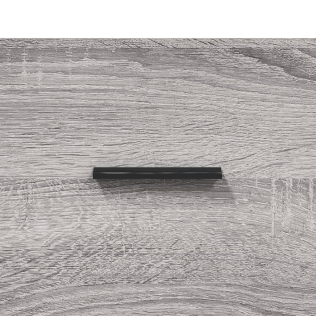 skænk 69,5x34x90 cm konstrueret træ grå sonoma-eg