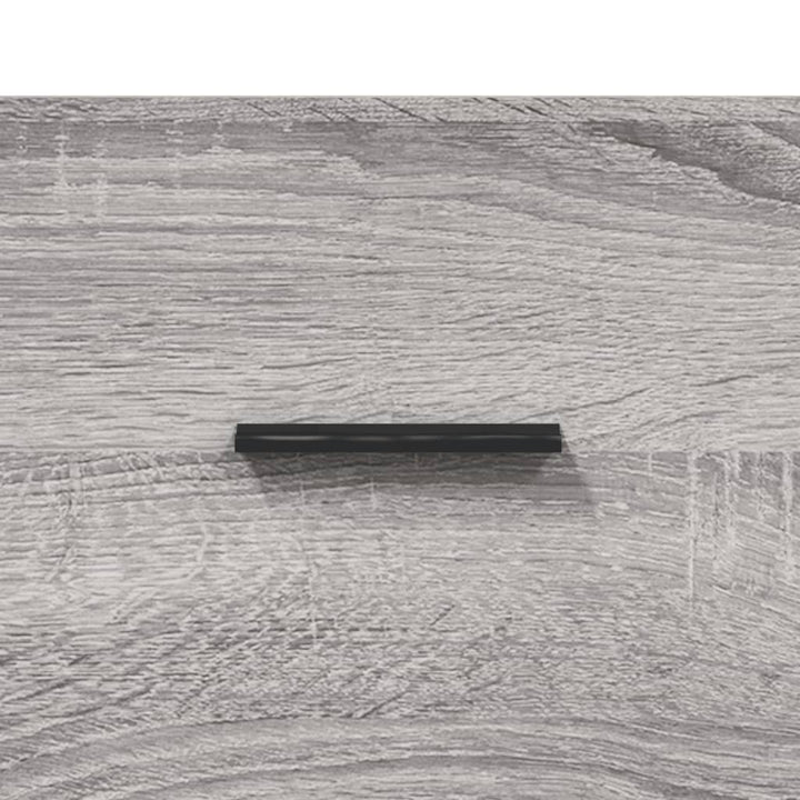 skænk 69,5x34x90 cm konstrueret træ grå sonoma-eg