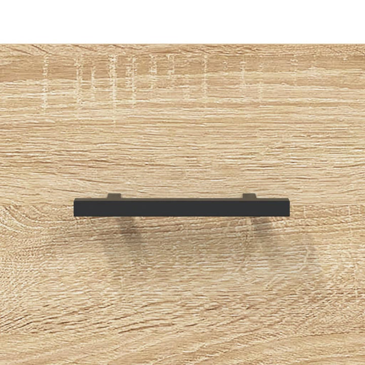 skænk 69,5x34x90 cm konstrueret træ sonoma-eg