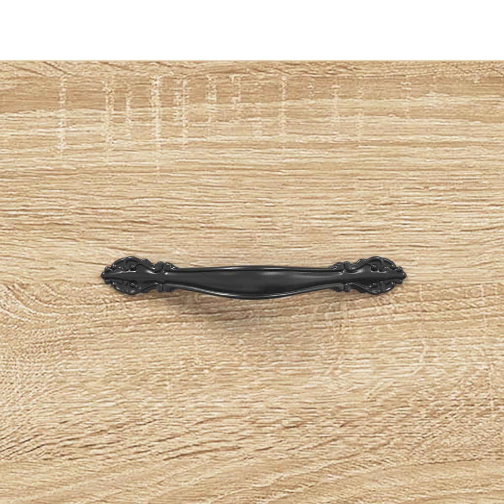 skænk 69,5x34x90 cm konstrueret træ sonoma-eg