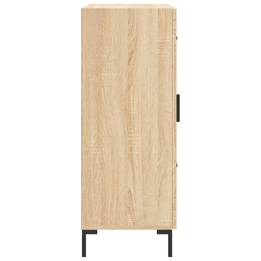 skænk 69,5x34x90 cm konstrueret træ sonoma-eg