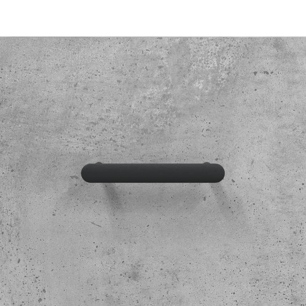 skænk 69,5x34x90 cm konstrueret træ betongrå
