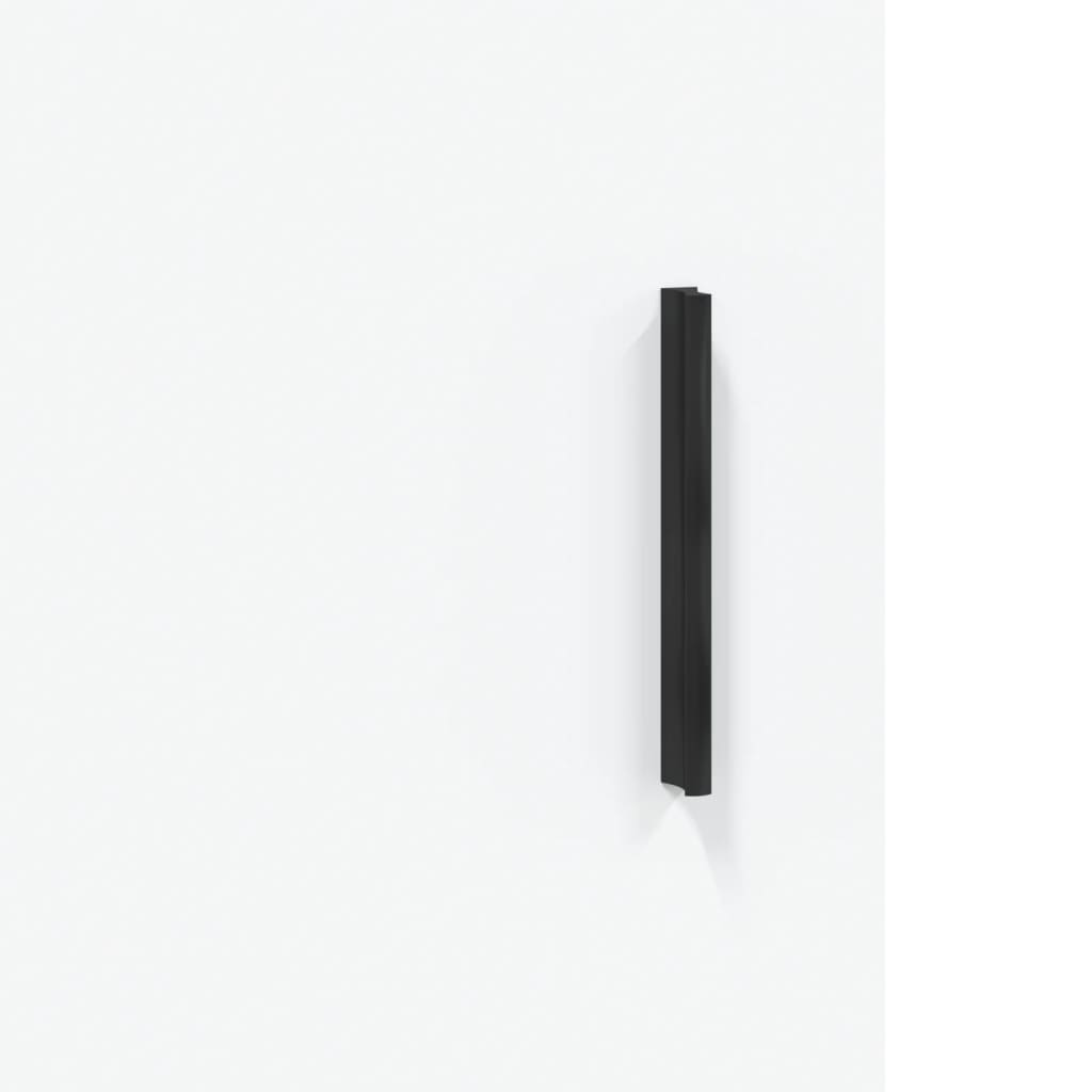 skænk 69,5x34x90 cm konstrueret træ hvid