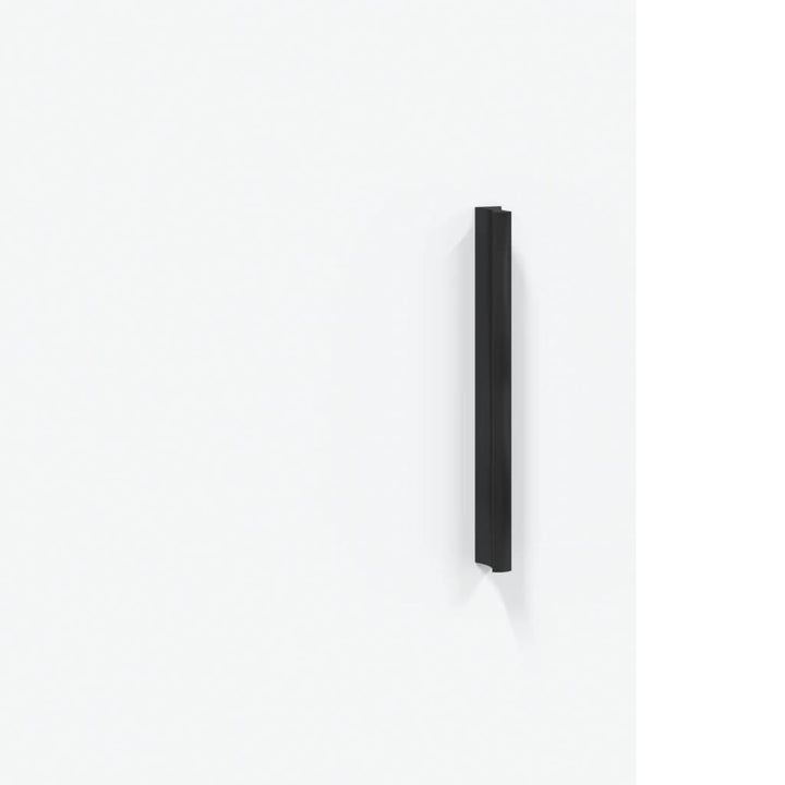skænk 69,5x34x90 cm konstrueret træ hvid