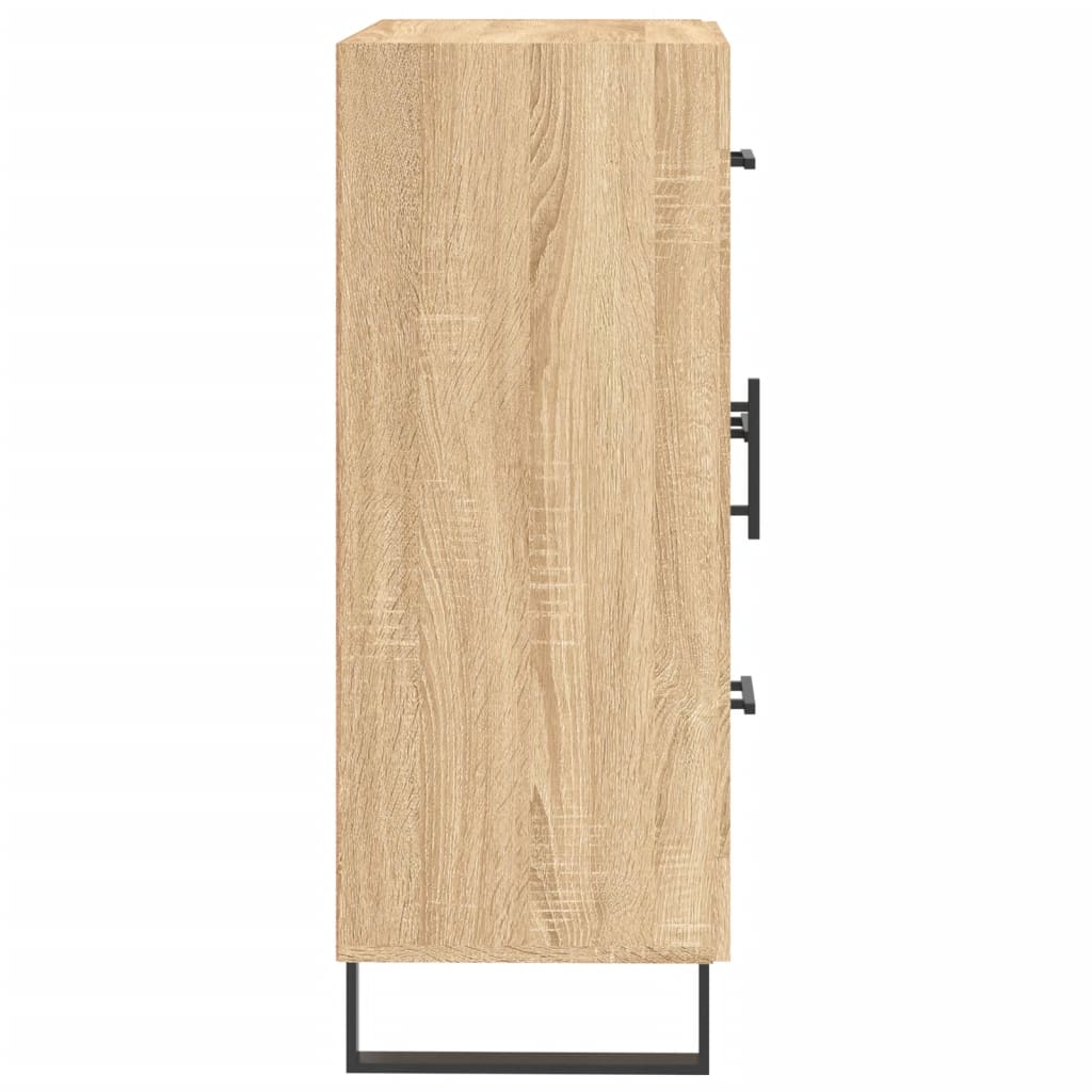 skænk 69,5x34x90 cm konstrueret træ sonoma-eg