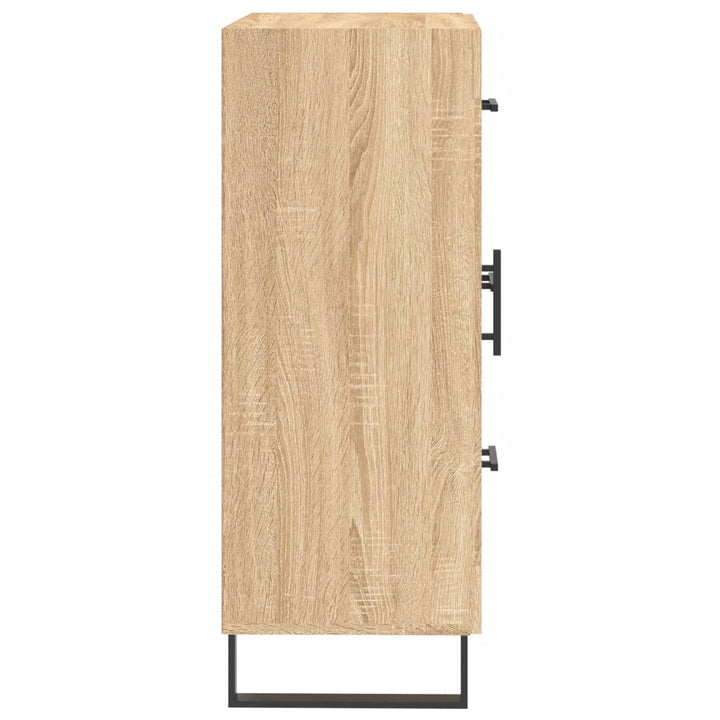 skænk 69,5x34x90 cm konstrueret træ sonoma-eg