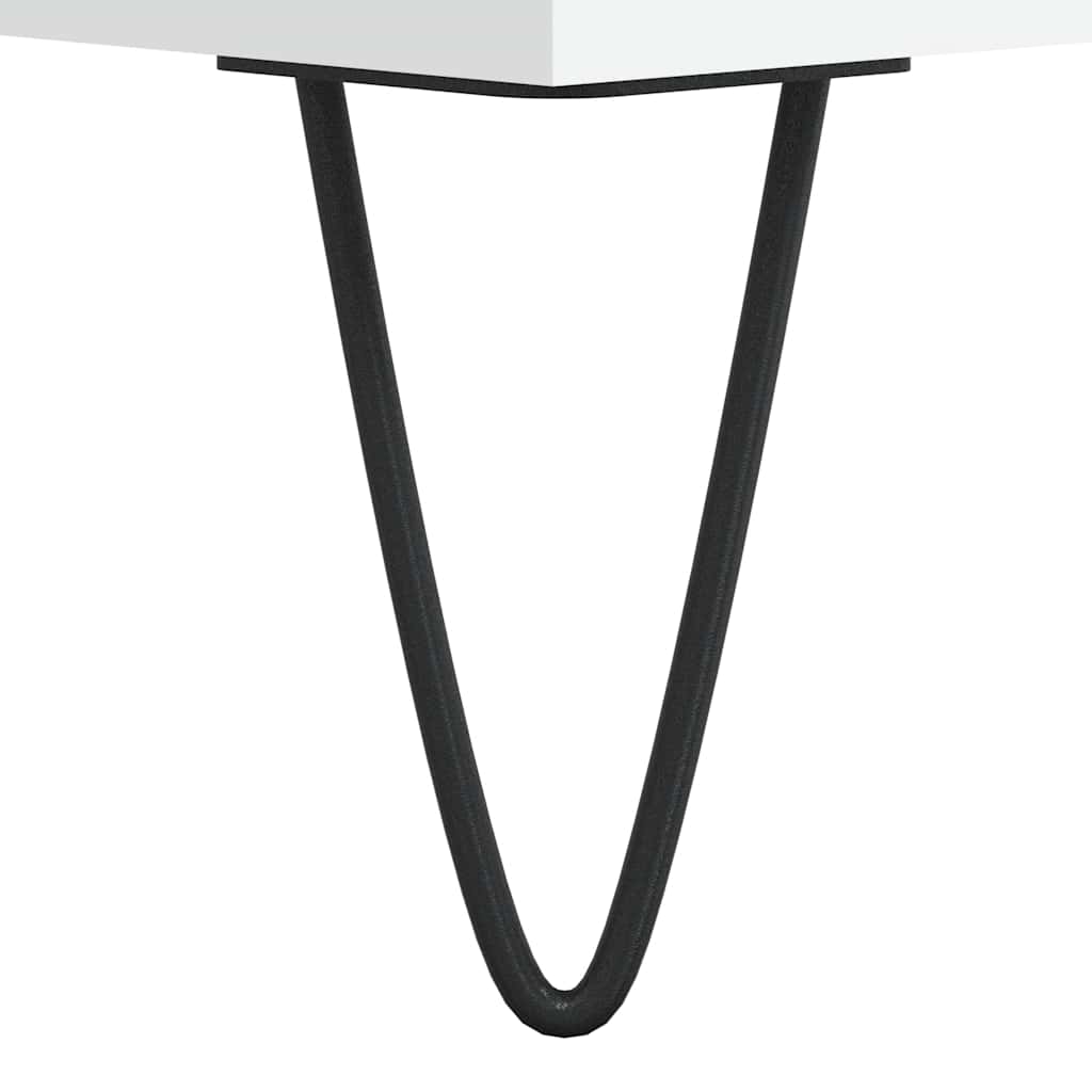 badeværelsesskab 80x33x60 cm konstrueret træ hvid