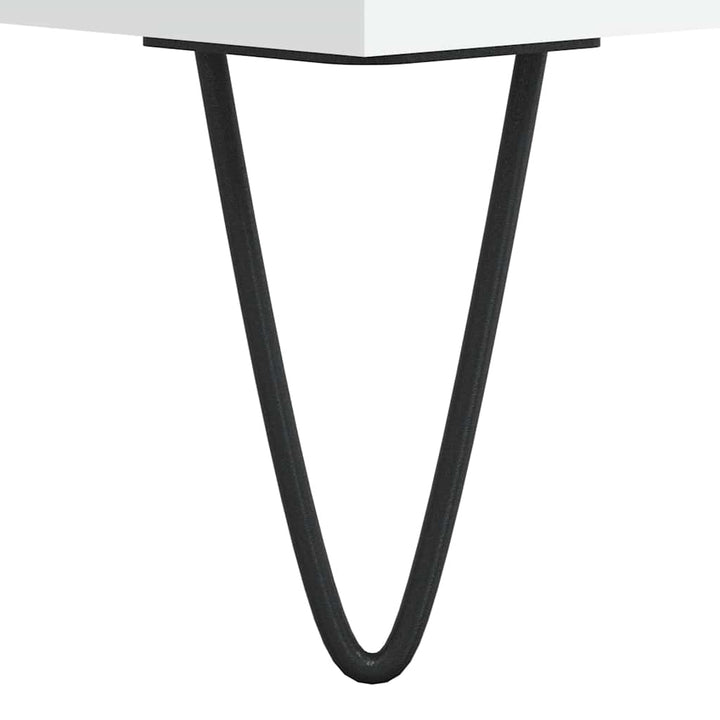 badeværelsesskab 80x33x60 cm konstrueret træ hvid