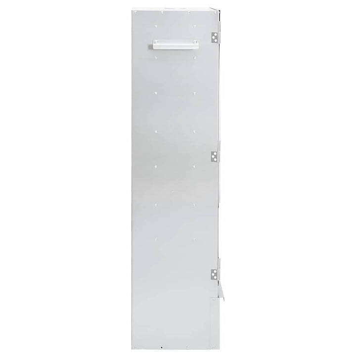 rygeovn med røgflis 44,5x29x110 cm galvaniseret stål