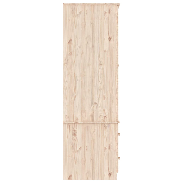 klædeskab ALTA 90x55x170 cm massivt fyrretræ