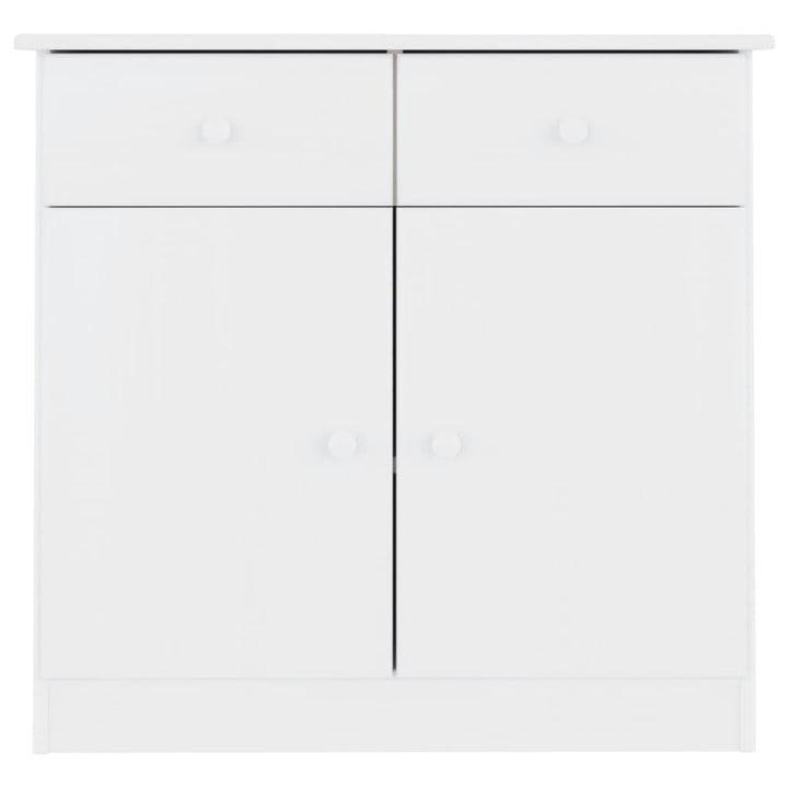 skænk ALTA 77x35x73 cm massivt fyrretræ hvid