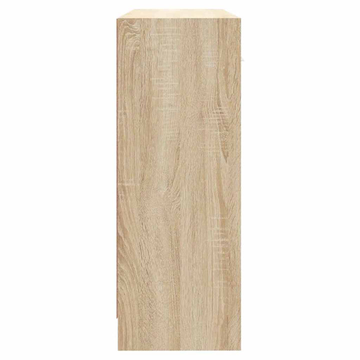 skænk 91x28x75 cm konstrueret træ sonoma-eg
