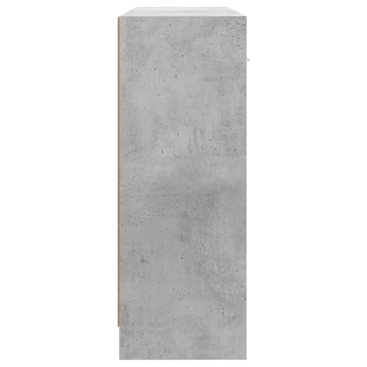 skænk 91x28x75 cm konstrueret træ betongrå