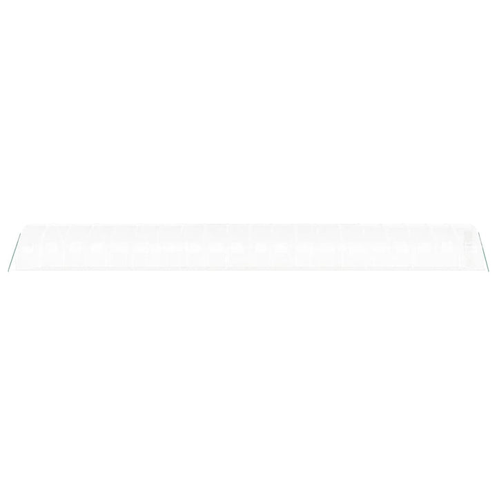 drivhus med stålstel 60 m² 20x3x2 m hvid
