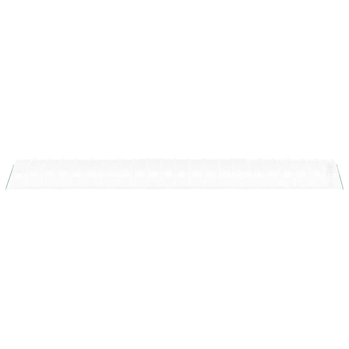drivhus med stålstel 66 m² 22x3x2 m hvid