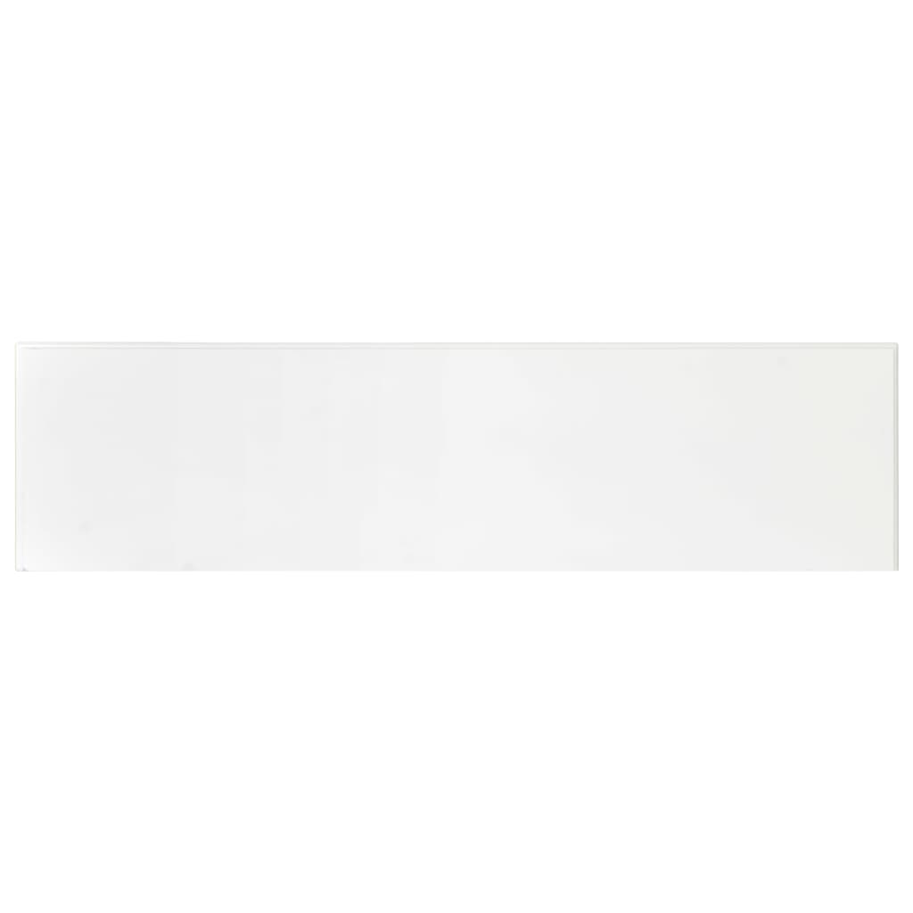 konsolbord 110x30x76 cm konstrueret træ hvid
