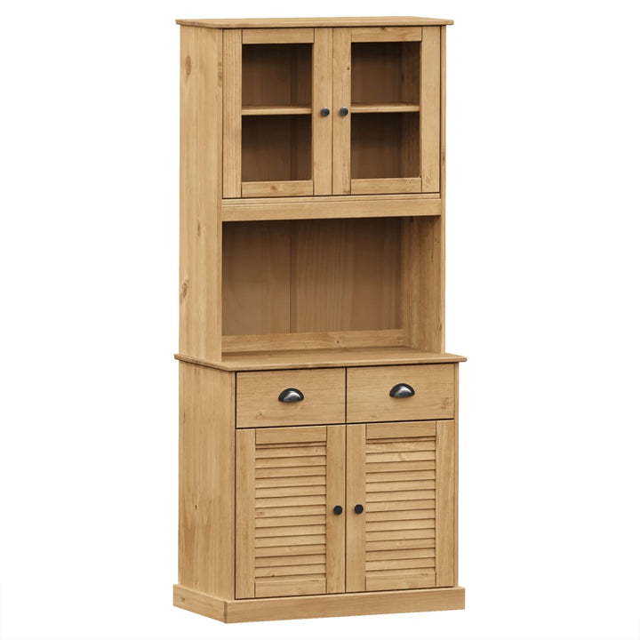 skænk VIGO 78x40x175 cm massivt fyrretræ