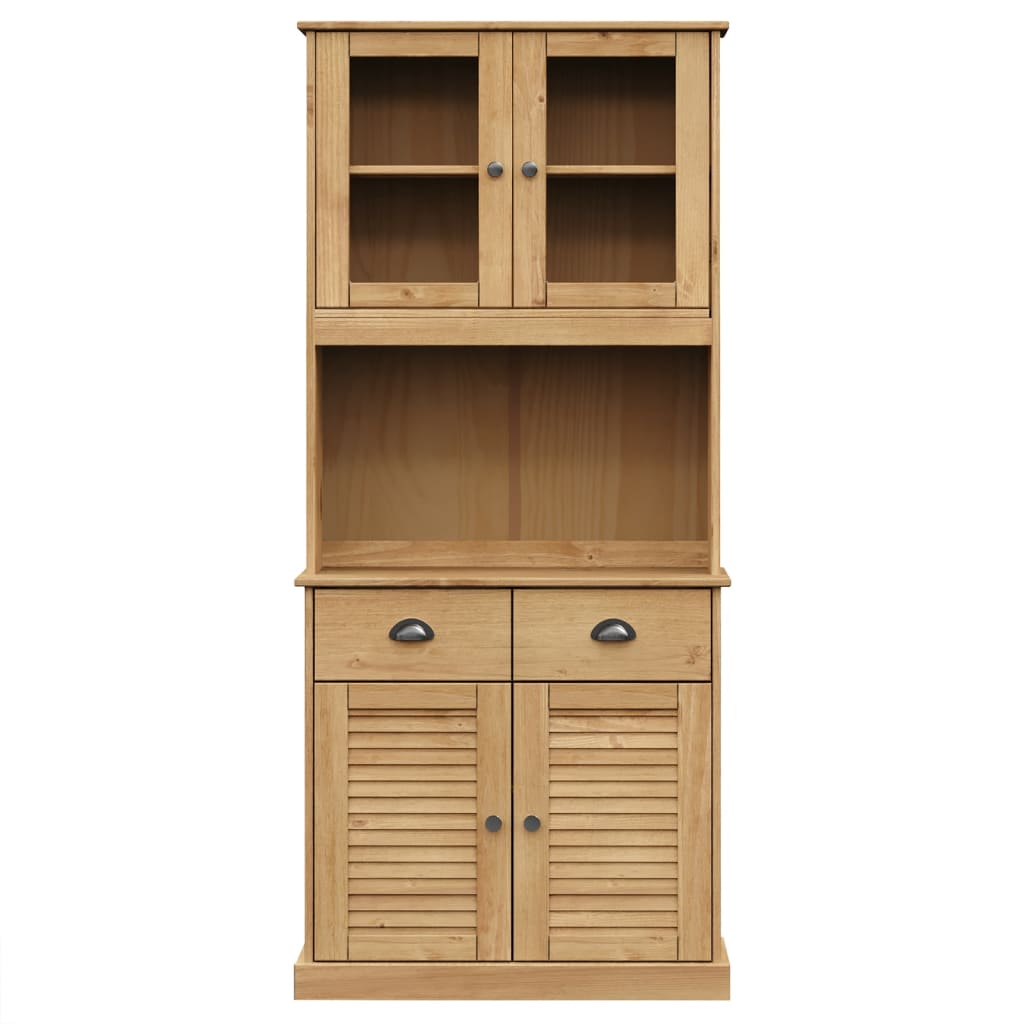 skænk VIGO 78x40x175 cm massivt fyrretræ