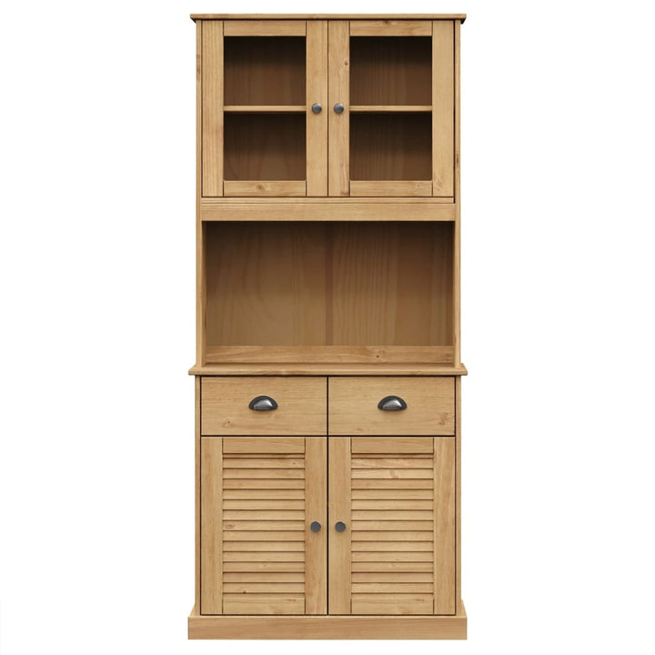 skænk VIGO 78x40x175 cm massivt fyrretræ