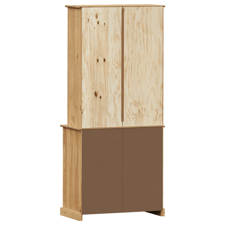 skænk VIGO 78x40x175 cm massivt fyrretræ
