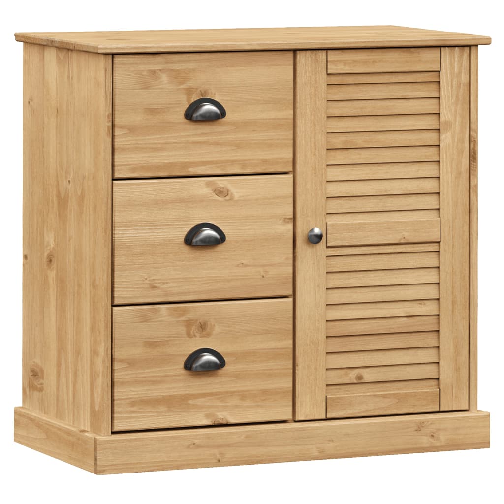 skænk VIGO 78x40x175 cm massivt fyrretræ