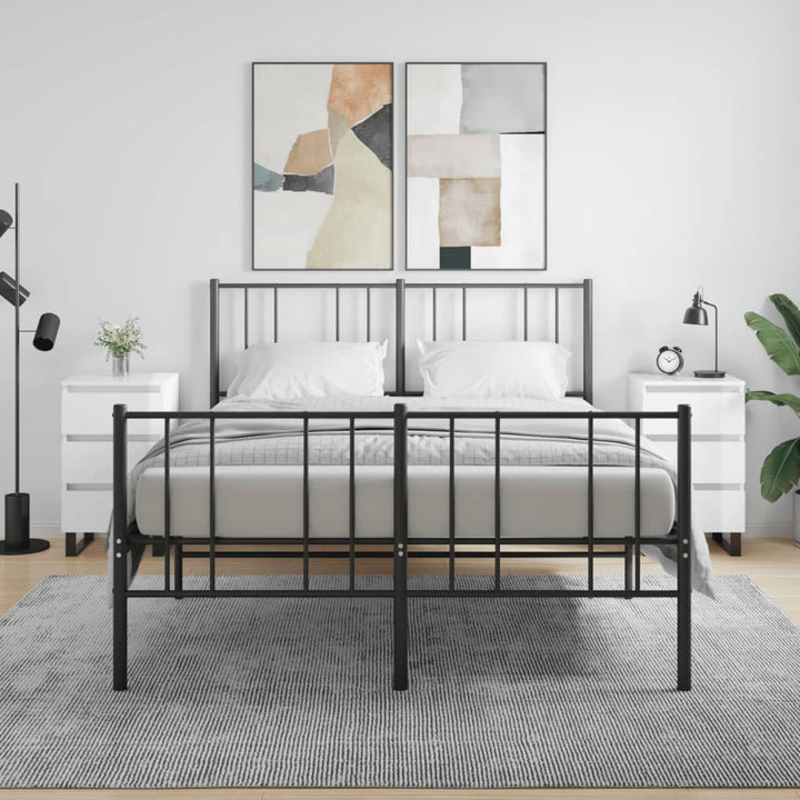 sengeskabe 2 stk. 40x35x69 cm konstrueret træ hvid højglans