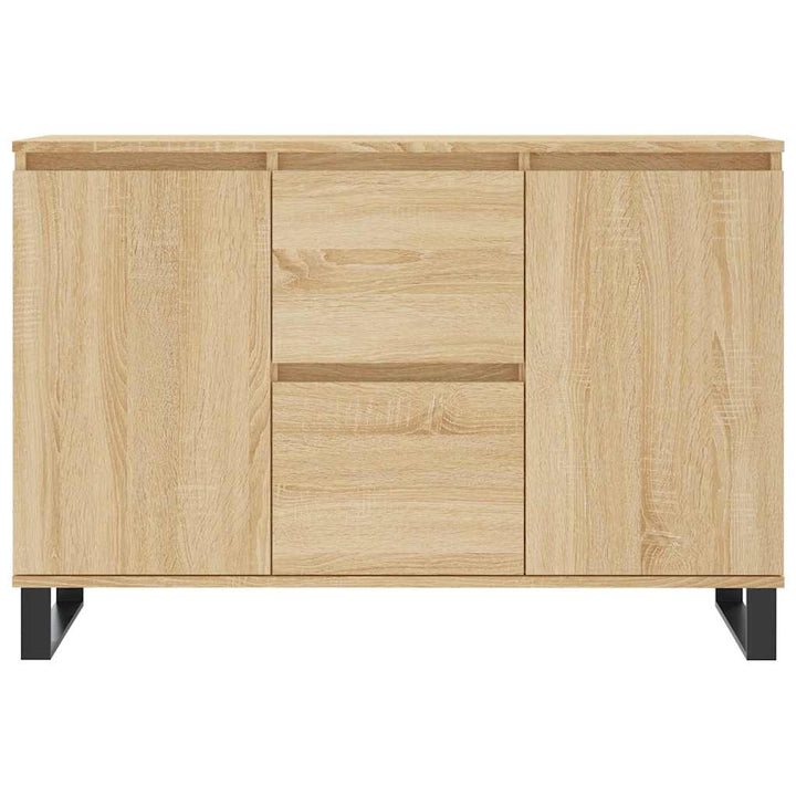 skænk 101,5x35x70 cm konstrueret træ sonoma-eg