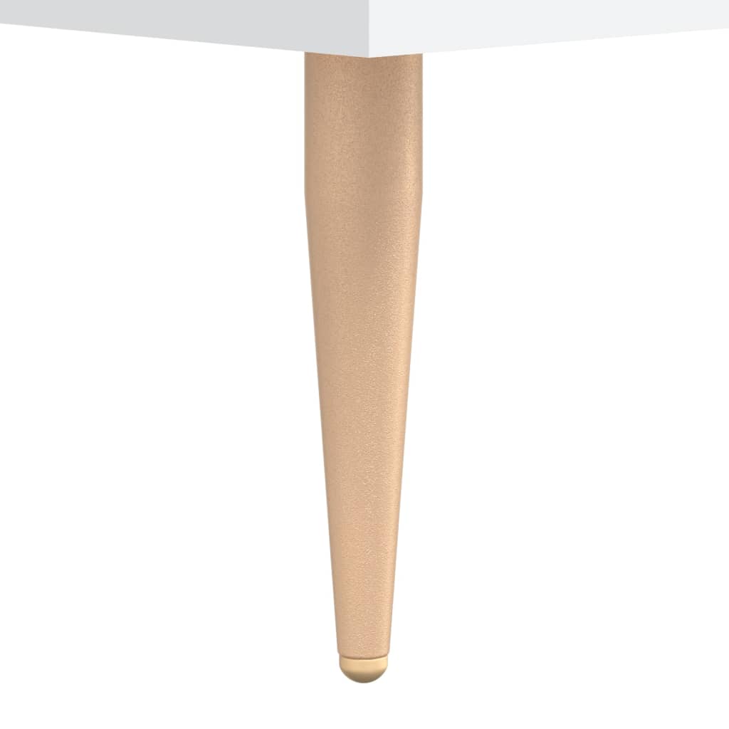 sengeborde 2 stk. 40x35x47,5 cm konstrueret træ hvid