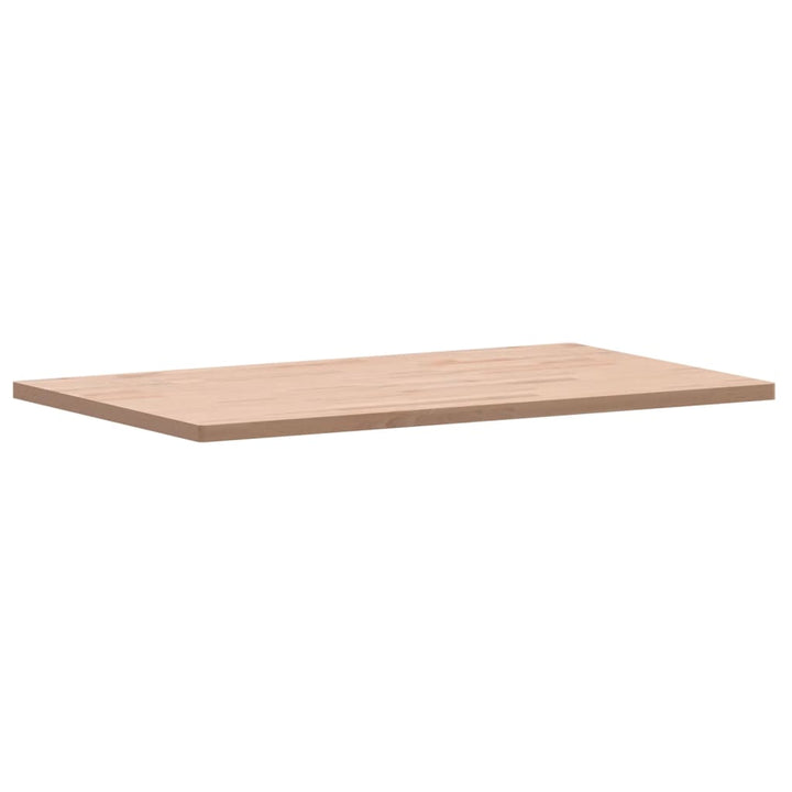 bordplade 100x60x2,5 cm rektangulær massivt bøgetræ