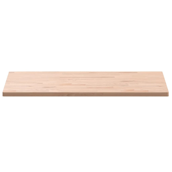 bordplade 100x60x2,5 cm rektangulær massivt bøgetræ