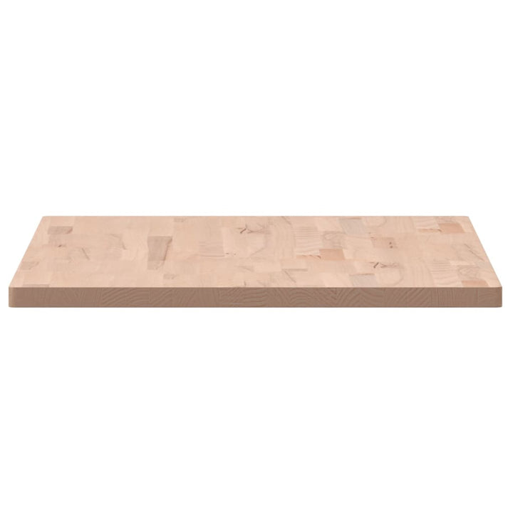 bordplade 100x60x2,5 cm rektangulær massivt bøgetræ