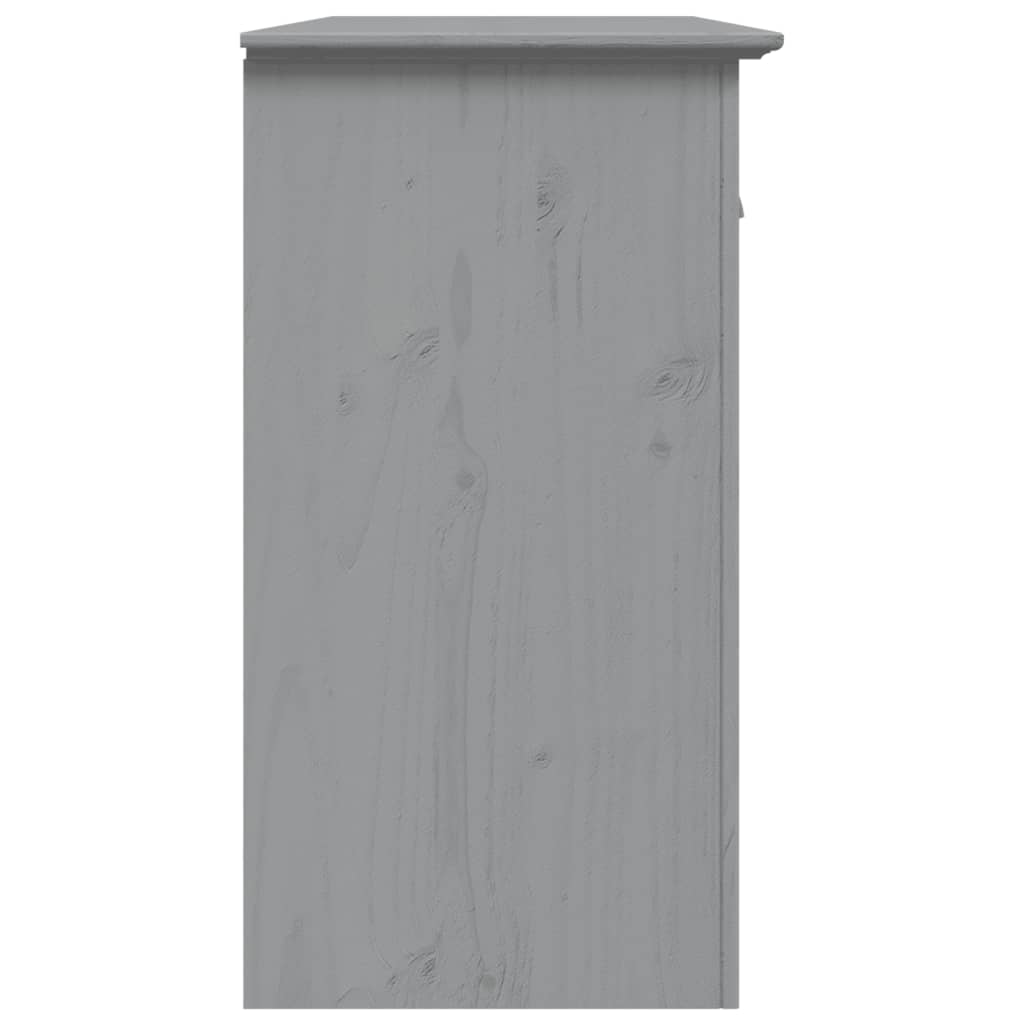 skænk BODO 115,5x44x80 cm massivt fyrretræ grå