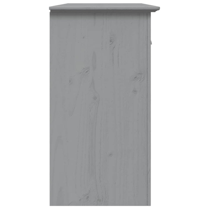 skænk BODO 115,5x44x80 cm massivt fyrretræ grå