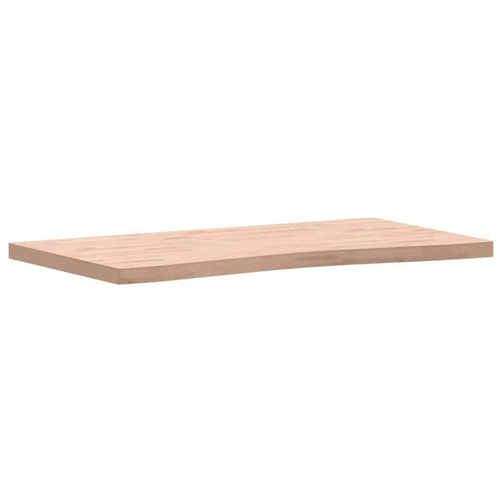 skrivebordsplade 110x(55-60)x4 cm massivt bøgetræ