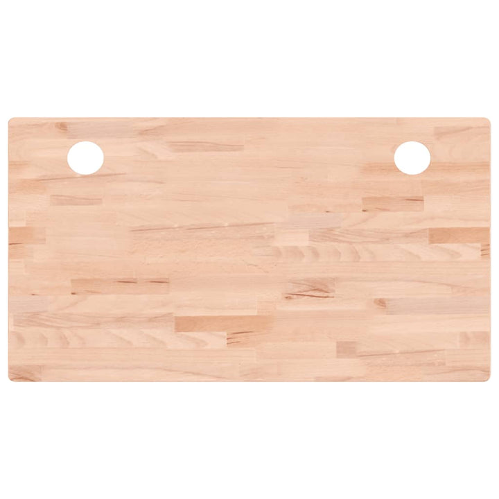 skrivebordsplade 110x60x4 cm massivt bøgetræ