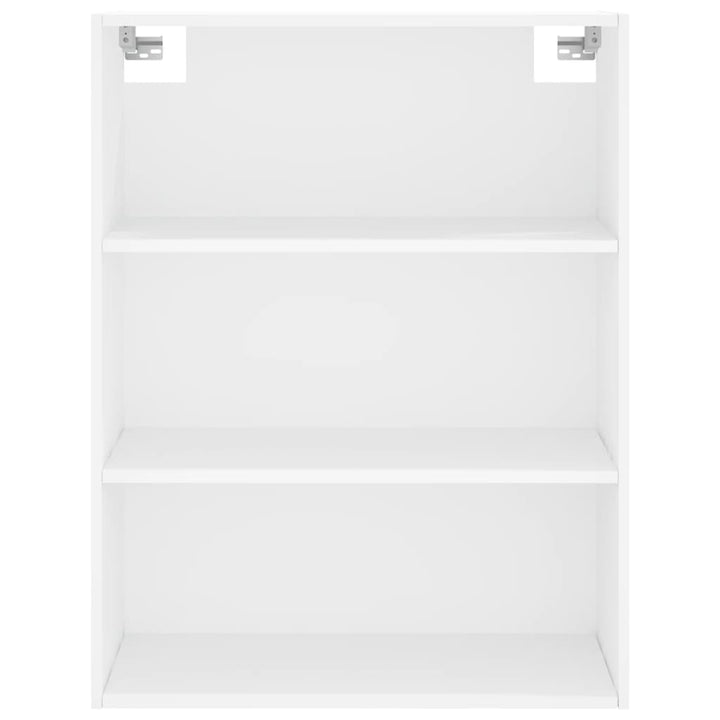 reol 69,5x32,5x180 cm konstrueret træ hvid