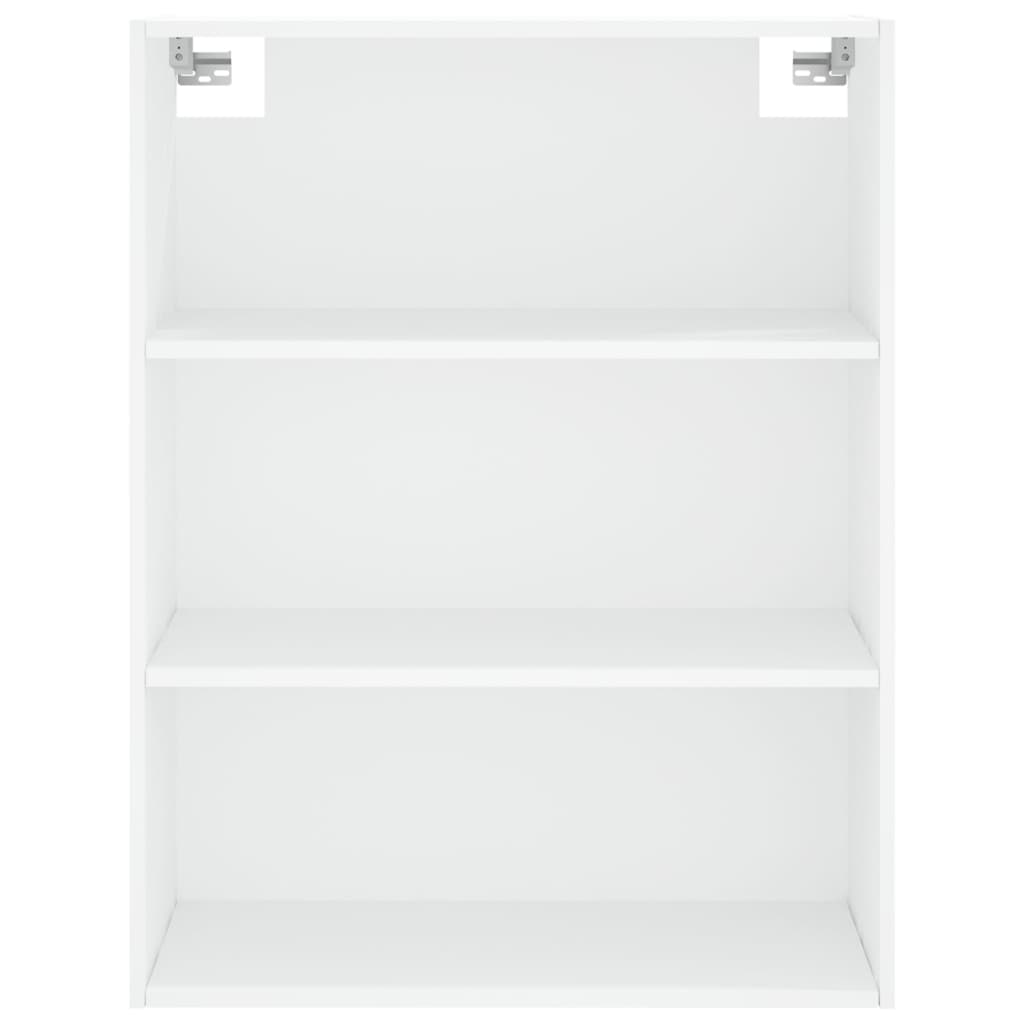 reol 69,5x32,5x180 cm konstrueret træ hvid