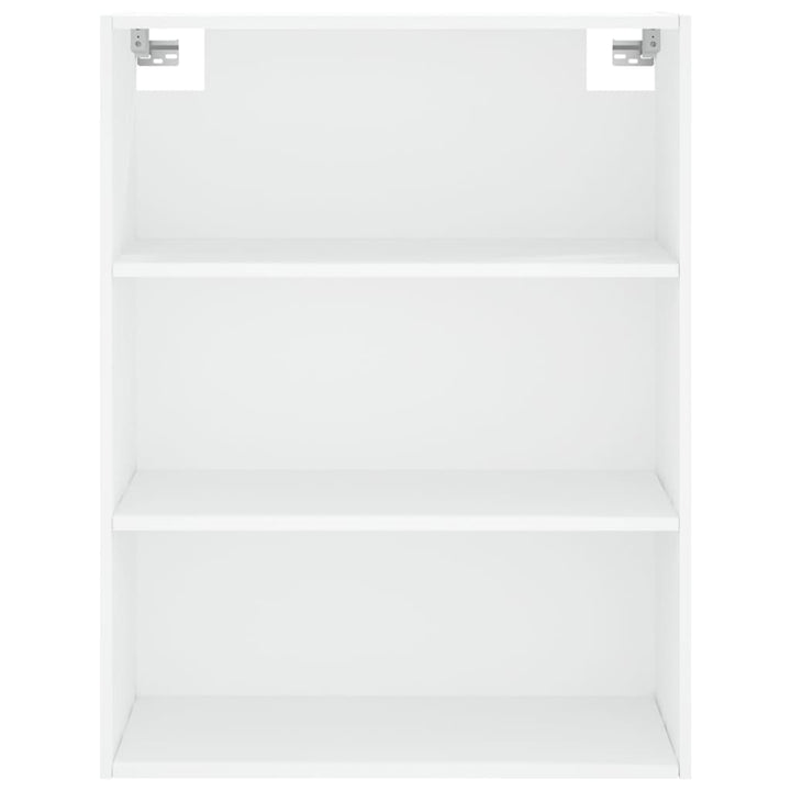 reol 69,5x32,5x180 cm konstrueret træ hvid