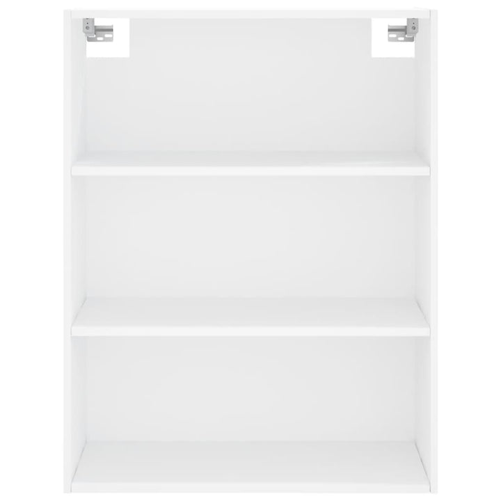 reol 69,5x32,5x180 cm konstrueret træ hvid