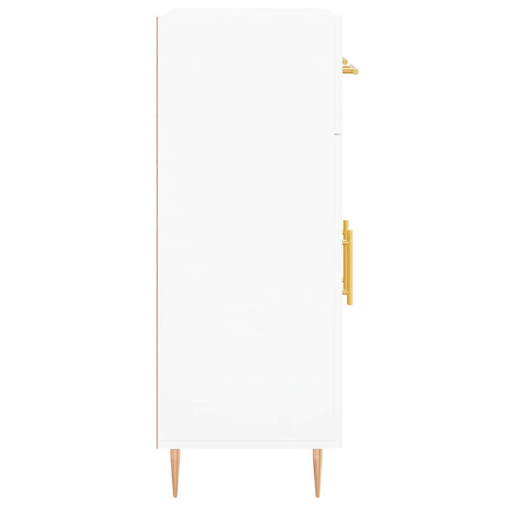 skænk 69,5x34x90 cm konstrueret træ hvid