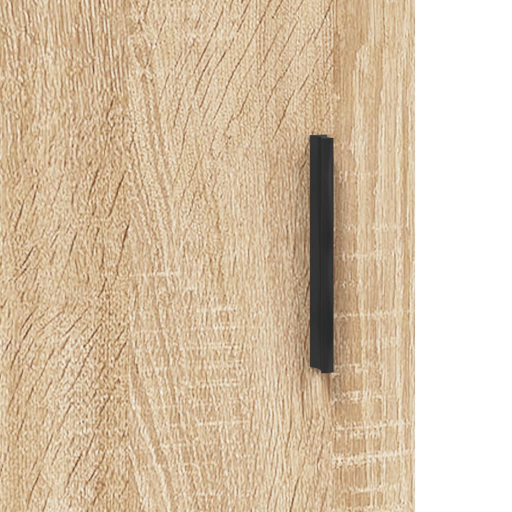 skænk 69,5x34x90 cm konstrueret træ sonoma-eg