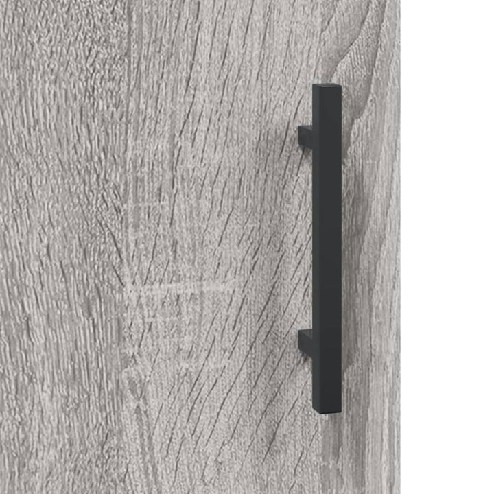 skænk 69,5x34x90 cm konstrueret træ grå sonoma-eg