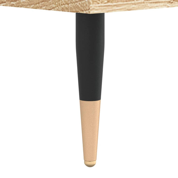 skrivebord 140x50x75 cm konstrueret træ sonoma-eg