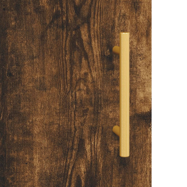 skrivebord 140x50x75 cm konstrueret træ røget egetræsfarve