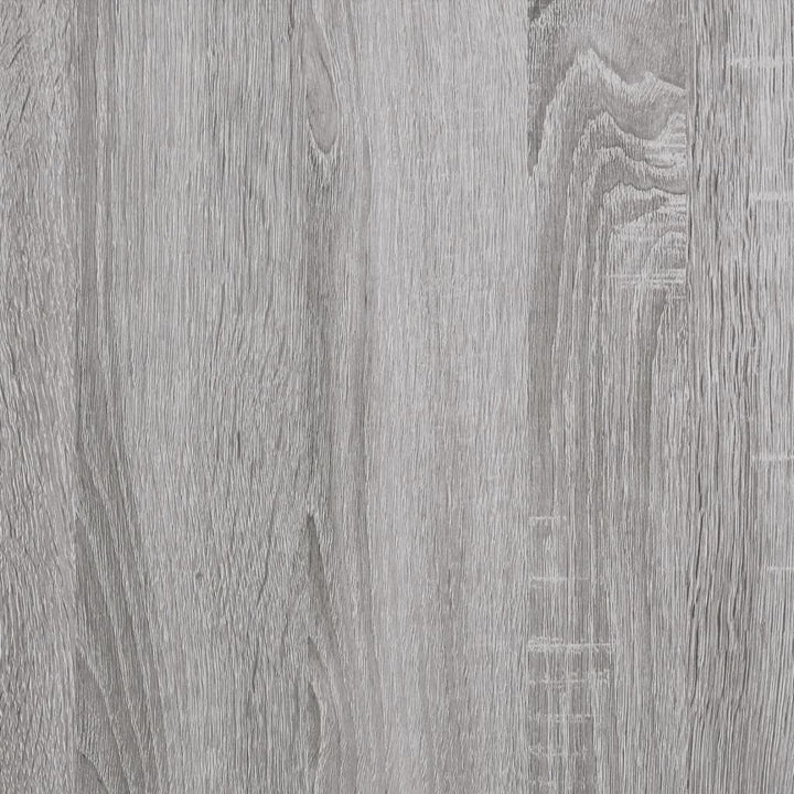 skrivebord 140x50x75 cm konstrueret træ grå sonoma-eg