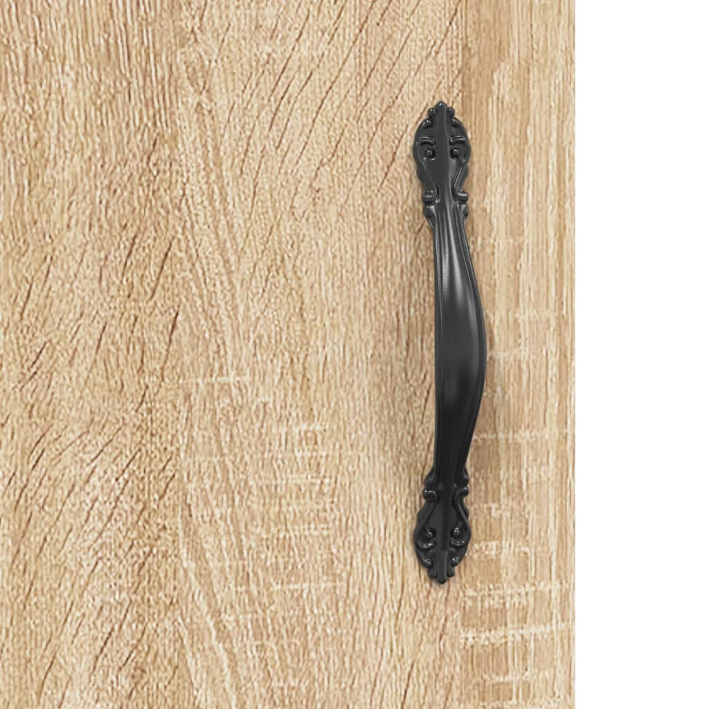 skrivebord 140x50x75 cm konstrueret træ sonoma-eg